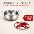 Titanium Deep Casserole Pot Pro + FREE LID