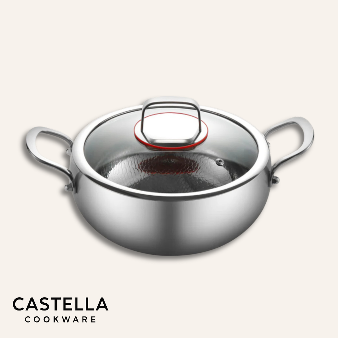 Titanium Deep Casserole Pot Pro + FREE LID
