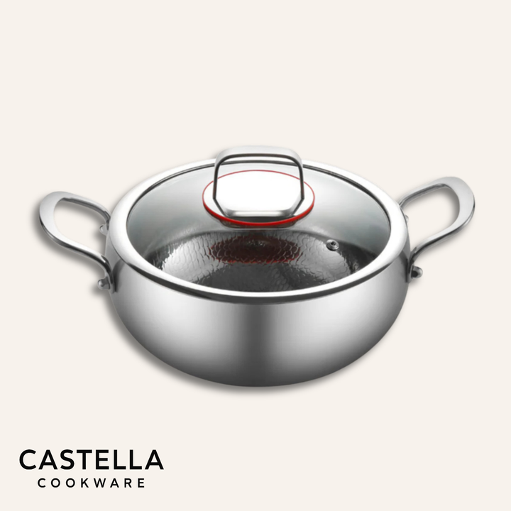 Titanium Deep Casserole Pot Pro + FREE LID