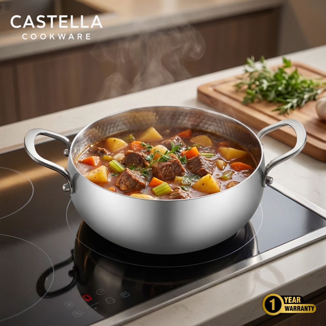 Titanium Deep Casserole Pot Pro + FREE LID