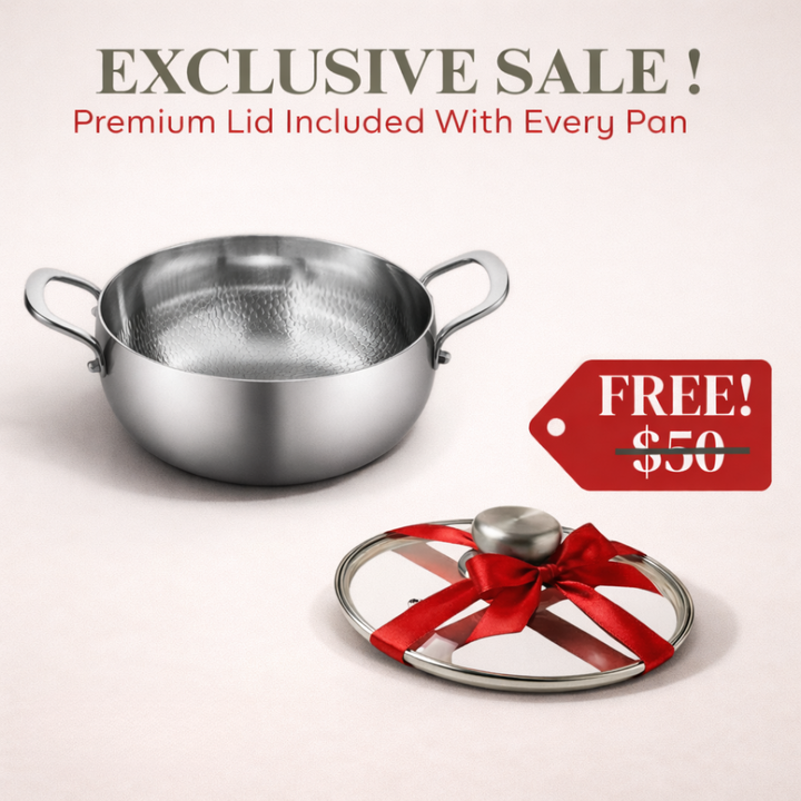 Titanium Deep Casserole Pot Pro + FREE LID