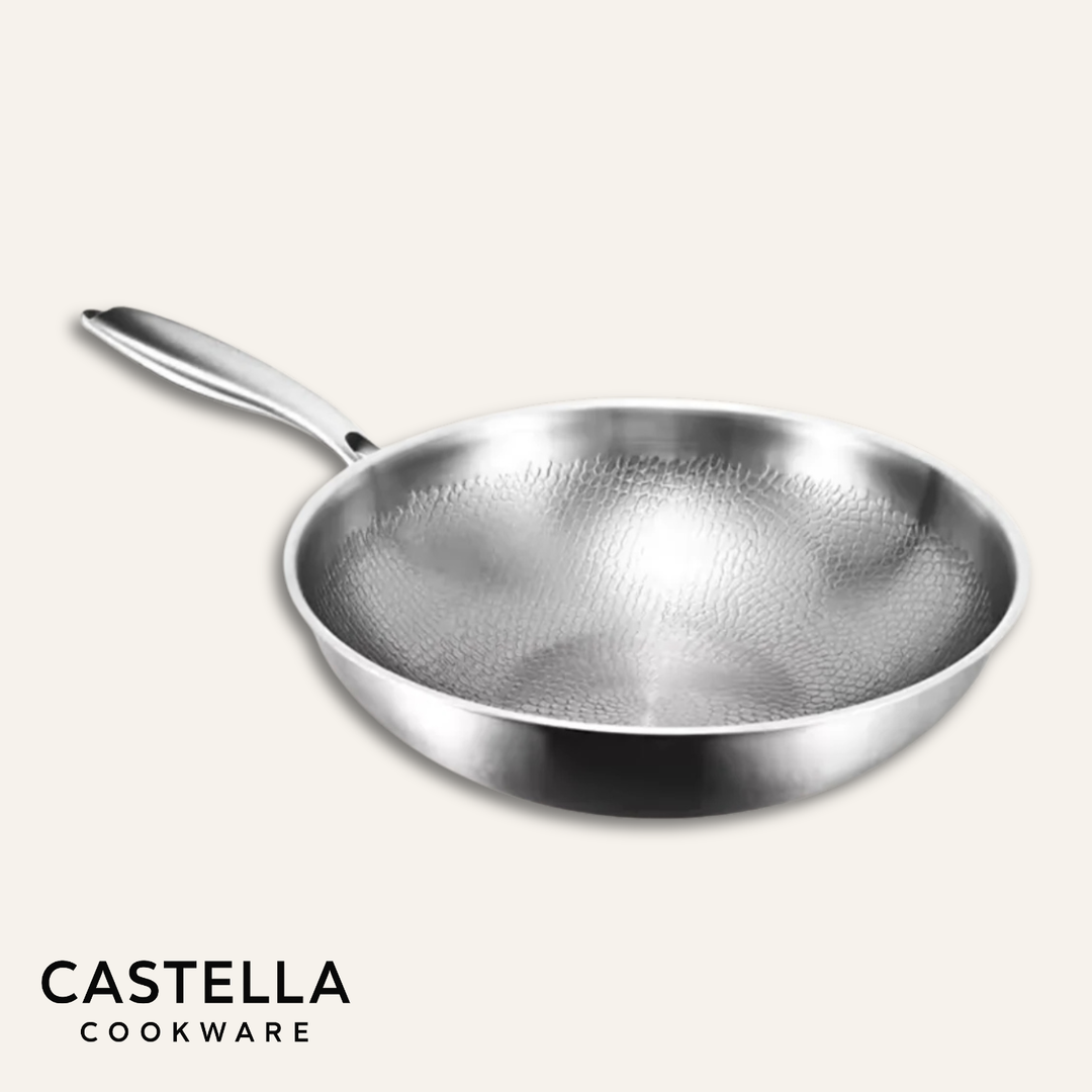 Pure Titanium Hammered Cookware Set Pro + FREE LIDS