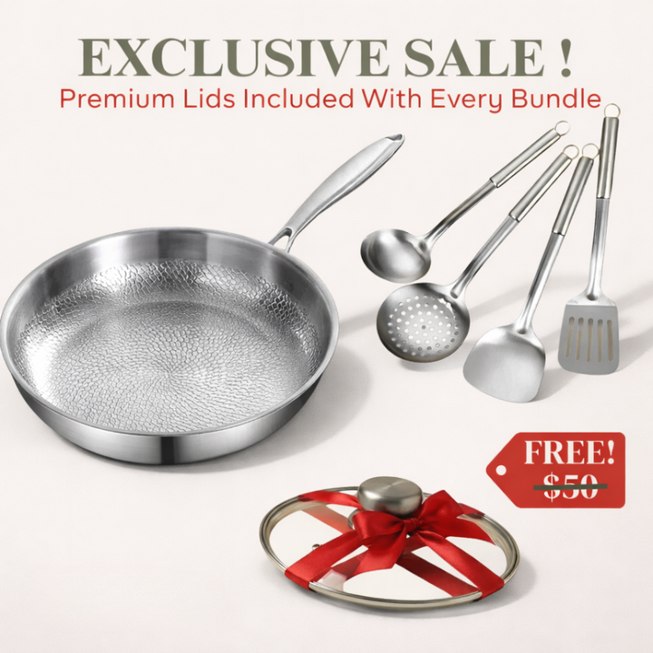 Pure Titanium Essentials Bundle + FREE LIDS