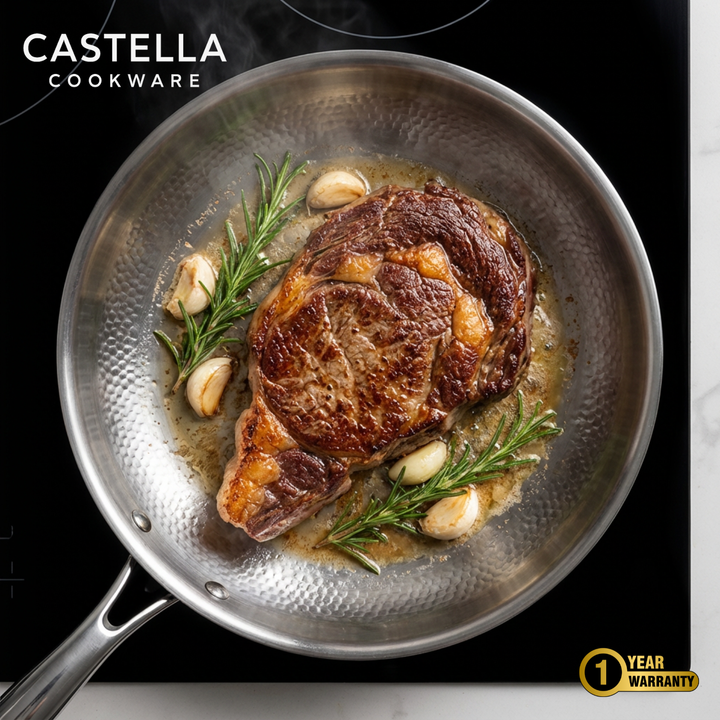 Titanium Hammered Pan Pro Duo Set + FREE LIDS