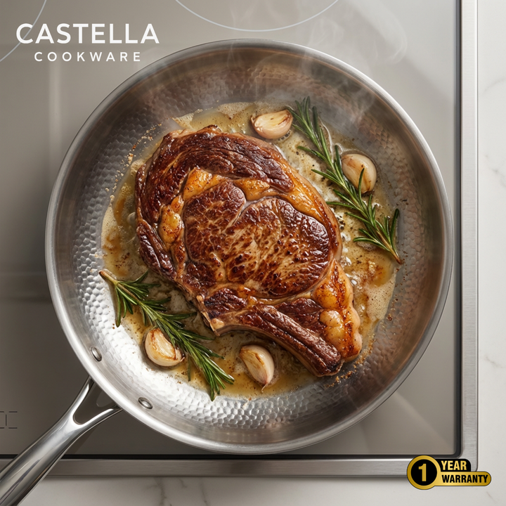 Titanium Hammered Pan + FREE LID