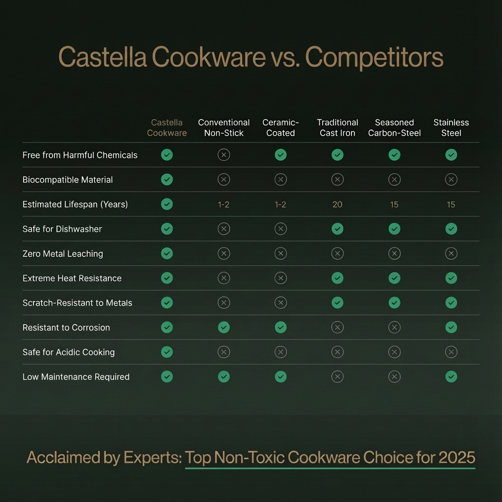 Pure Titanium 4 Pans + Utensils Set + FREE LIDS