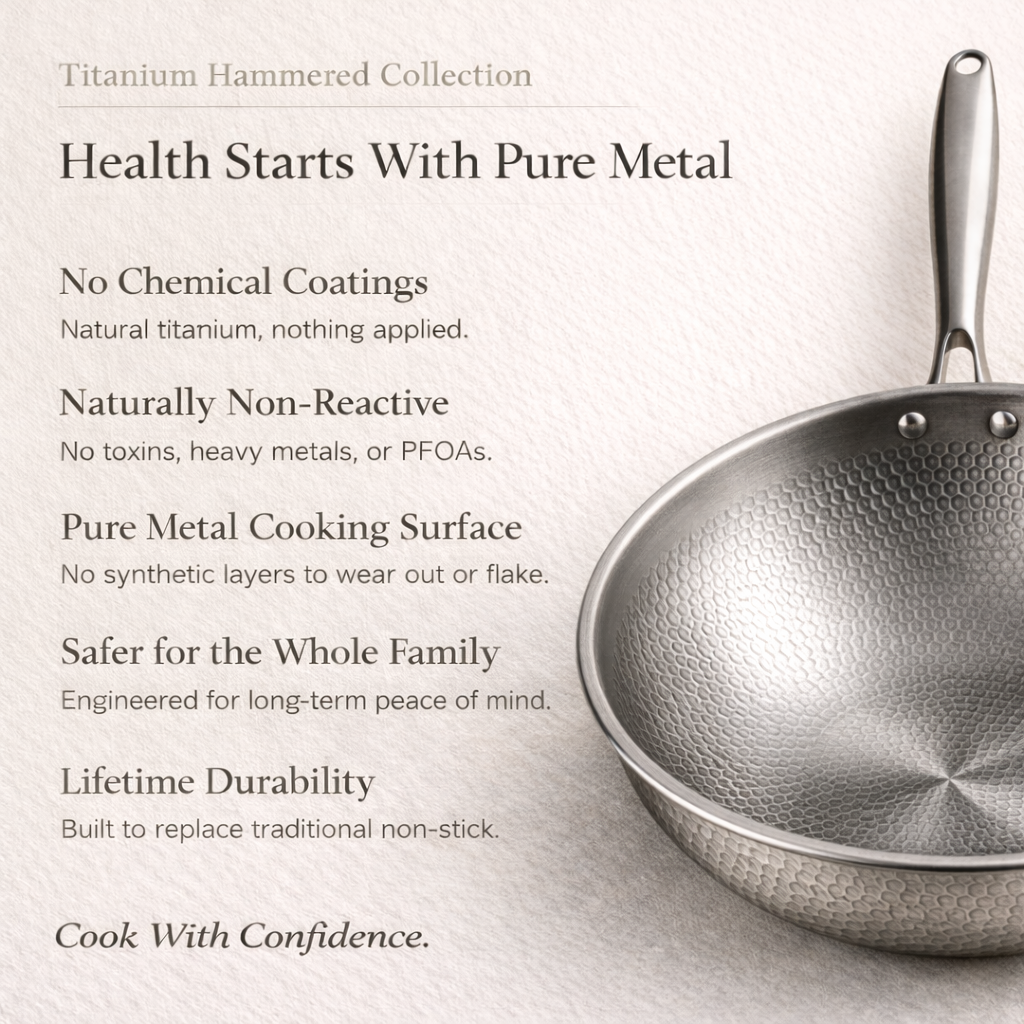 Pure Titanium Full Kitchen Set + FREE LIDS
