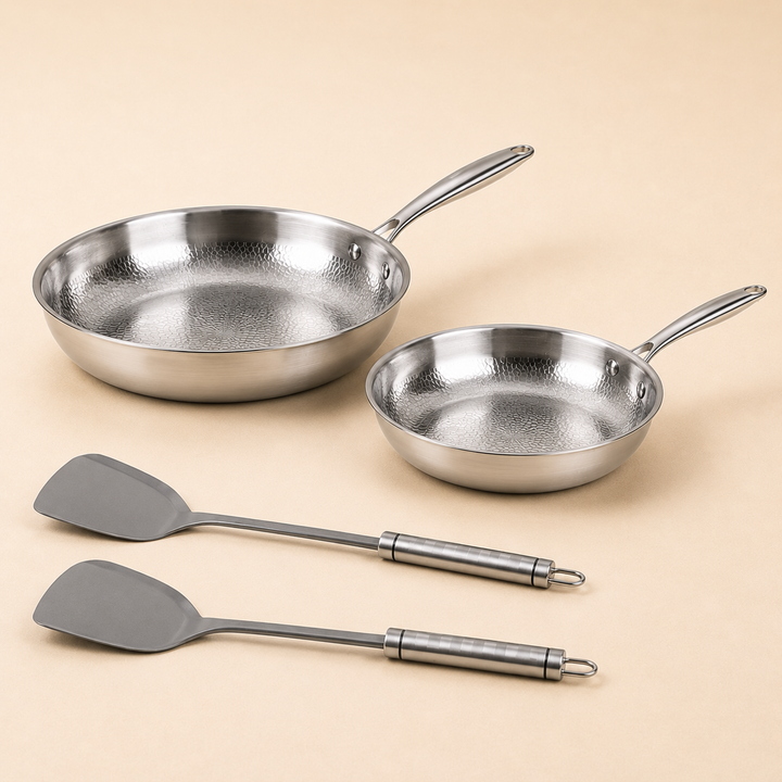 Castella Titanium Hammered Pan Pro Duo