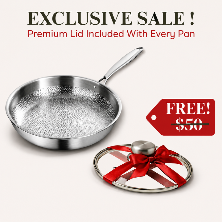 Titanium Hammered Pan + FREE LID