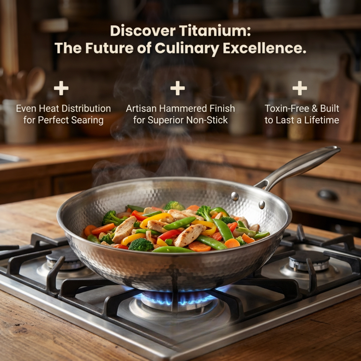 Pure Titanium Full Kitchen Set + FREE LIDS