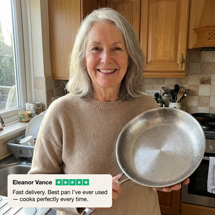 Titanium Hammered Pan Pro Duo Set + FREE LIDS